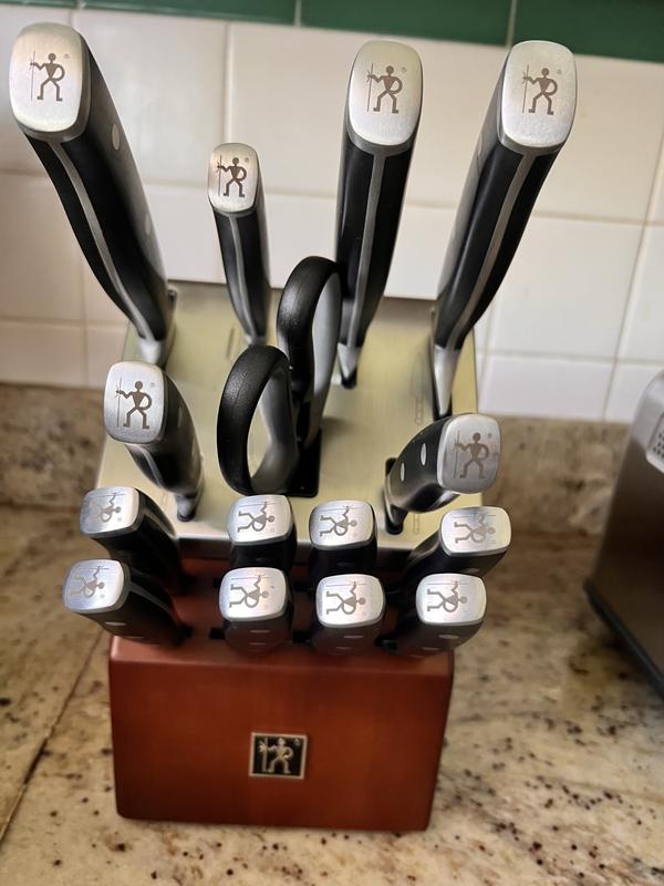 HENCKELS International Classic 15Piece SelfSharpening Knife Block Set