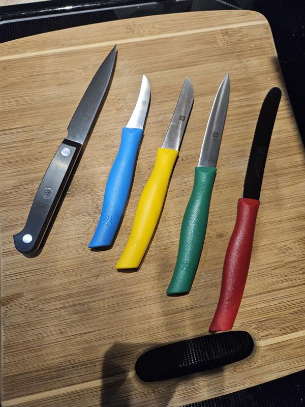 つばりん Buy ZWILLING TWIN Grip 4-pc, Multi-Colored Paring Knife Set