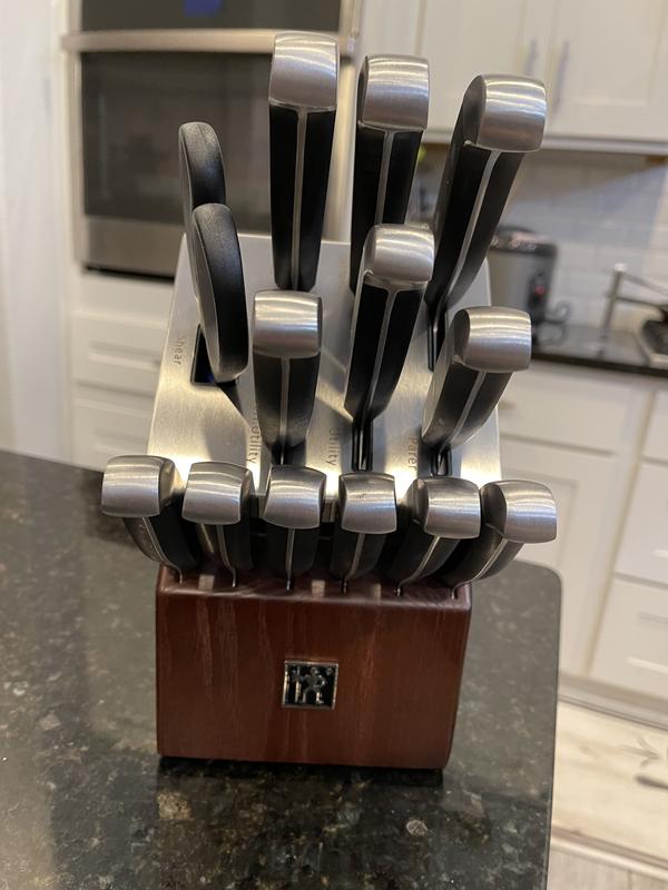 Henckels, Graphite 14-Piece Self-Sharpening Knife Block Set - Zola