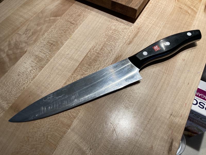 My old dull knife. Still dull