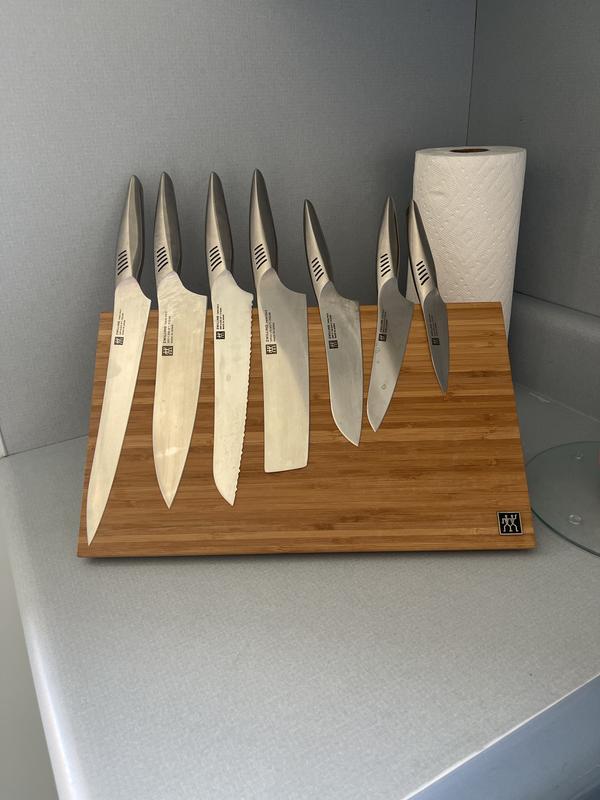 ZWILLING® TWIN Fin II 10Piece Knife Set with Bamboo Easel in Silver