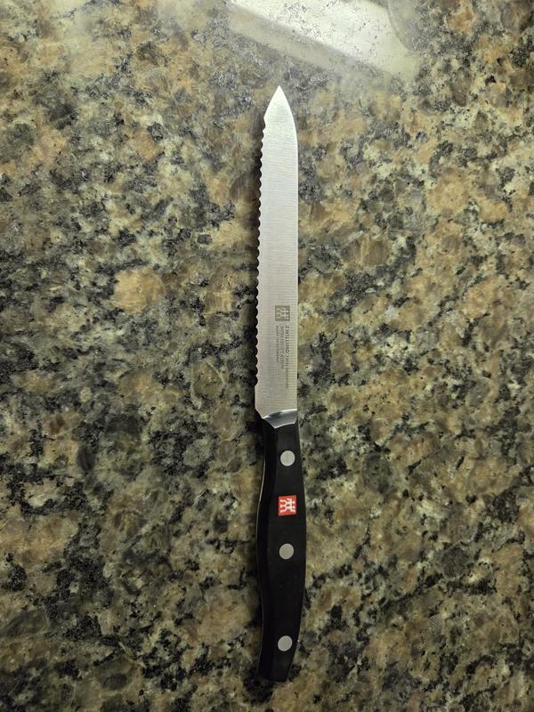 Customer photo for "Twin Signature 5 inch Serrated Utility Knife"