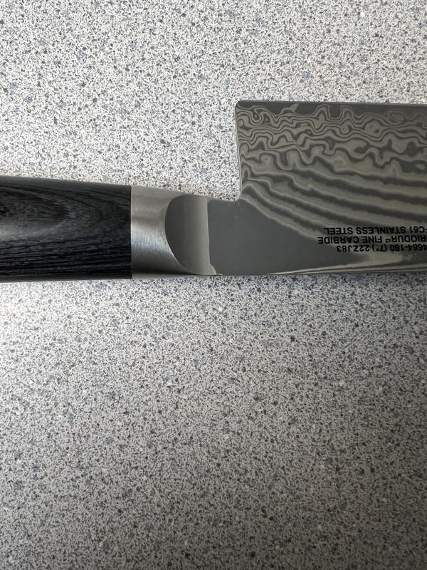 Damascus pattern irregularity
