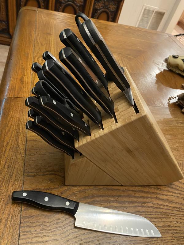 Sponsored Review} Emeril 15-Piece Stamped Cutlery Block Set