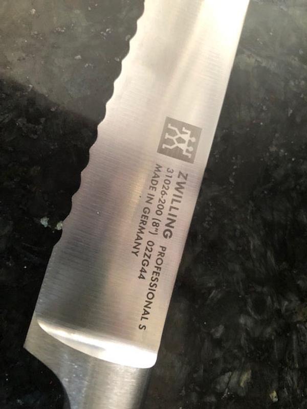 Close-up of my knife