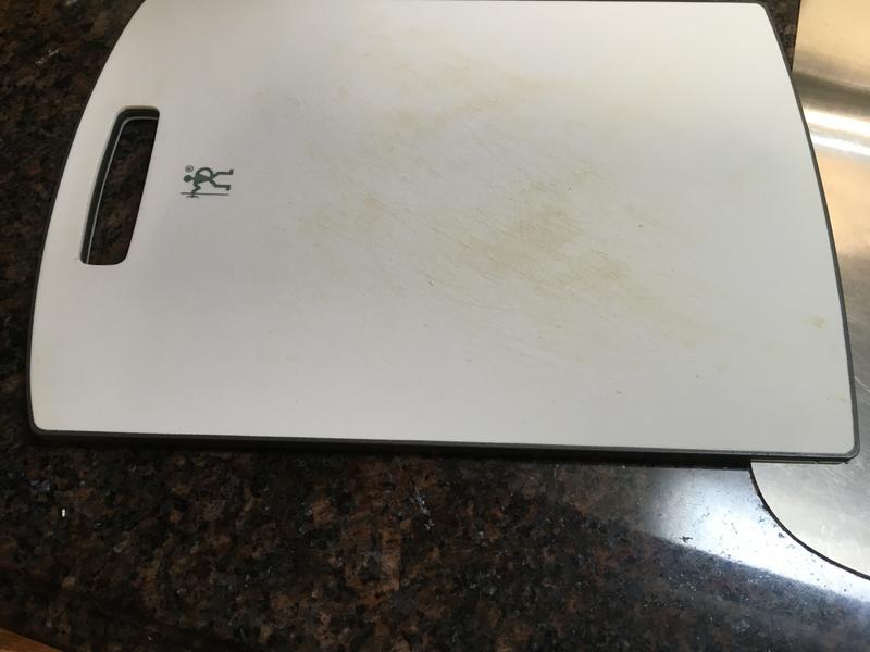 I’ve only had it for a couple months and can’t get the stains out - from fruits and tomatoes, mostly