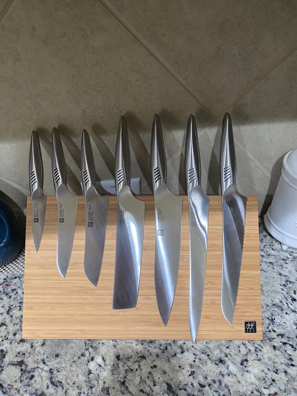 ZWILLING® TWIN Fin II 10Piece Knife Set with Bamboo Easel in Silver